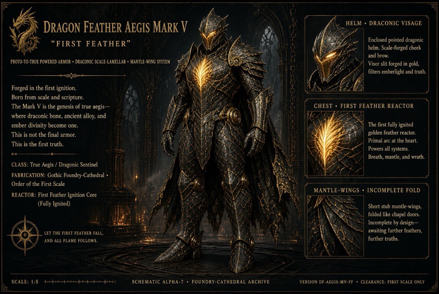 Aegis Mark V, First Feather